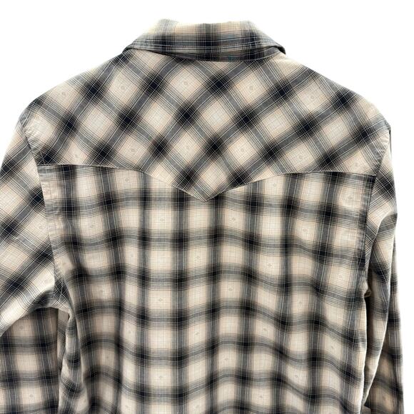 PENDLETON MEN'S FRONTIER PLAID PEARL SNAP-FRONT WESTERN CANYON SHIRT SIZE MEDIUM - Picture 6 of 10